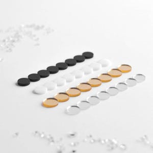 12pcs Acrylic Laser Cut Clock Parts For Wall Clock DIY Acrylic Clock Dashes Kit Round Dots Hour Marks Mirror Clock Symbols For Clock Making