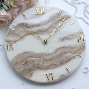 Kit de reloj de espejo con números (4 piezas) y marcadores de cristal acrílico. Reloj de pared DIY. Piezas de hora cortadas con láser. Fabricación de relojes de resina. Rayas y puntos acrílicos.