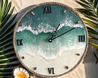 Mirror Acrylic Clock Numbers 12, 3, 6, 9, Resin Clock DIY, Arabic or Roman Numerals Kit