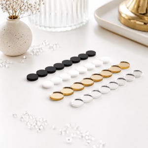 Mirrored Clock Face Markers 12 pcs, Acrylic Dots Wall Clock Making Kit
