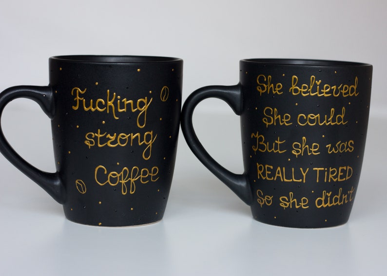 Vulgar Coffee Cup Funny Mugs With Sayings Offensive Coffee Etsy