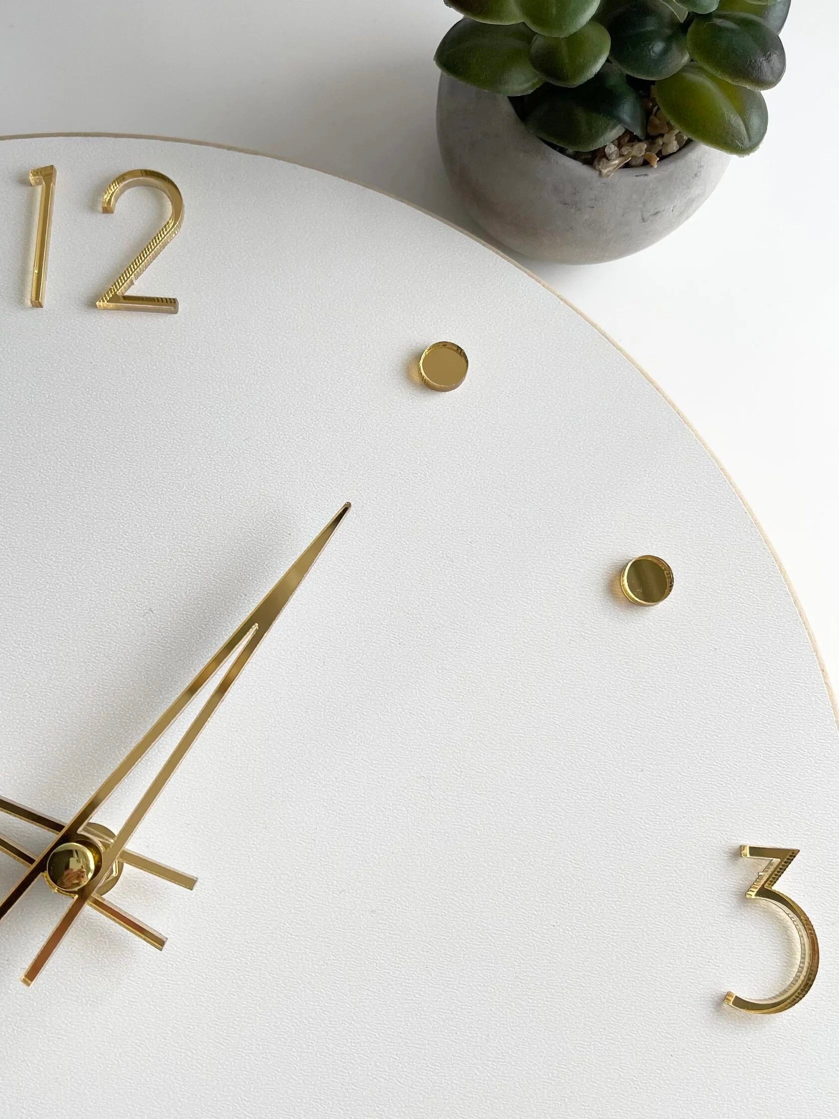 12pcs Acrylic Laser Cut Clock Parts for Wall Clock DIY Acrylic Clock ...