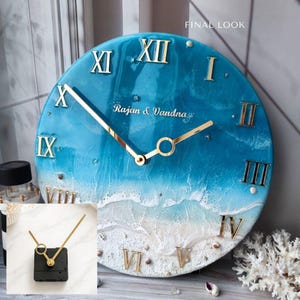 Aiguilles de rechange en acrylique pour horloge murale, jeu d'aiguilles des heures et des minutes, kit pour horloge murale à monter soi-même