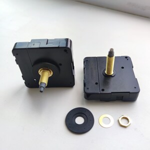 Silent Clock Mechanism Replacement Quartz Movement 31 mm Long Shaft DIY Clock Repair Kit image 7