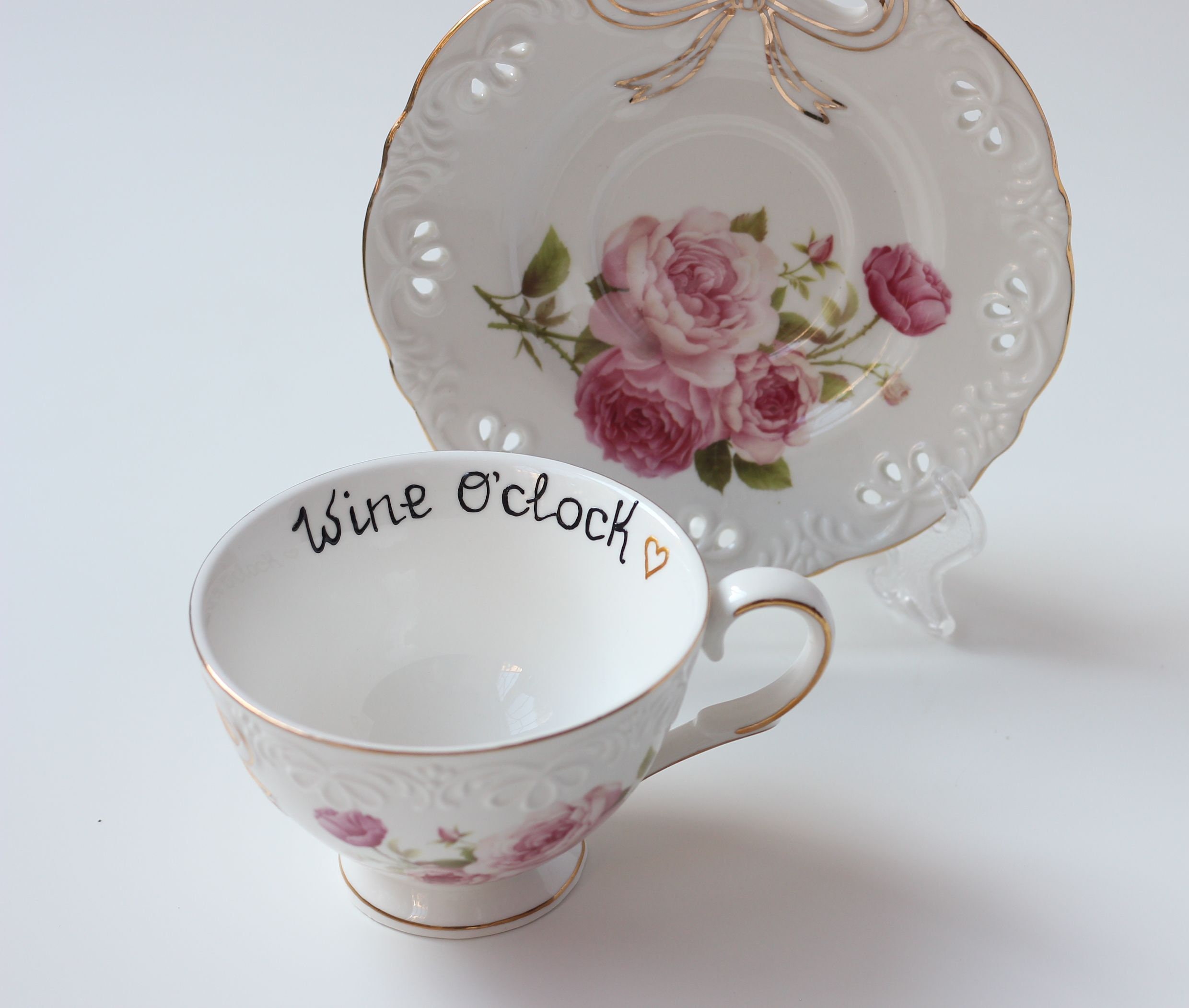 Vulgar tea cups Funny tea cup and saucer Offensive tea cups Etsy
