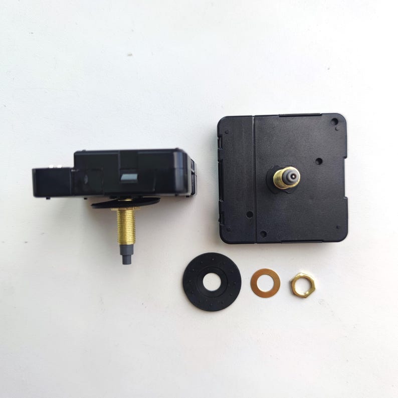 Silent Clock Mechanism Replacement Quartz Movement 31 mm Long Shaft DIY Clock Repair Kit image 1