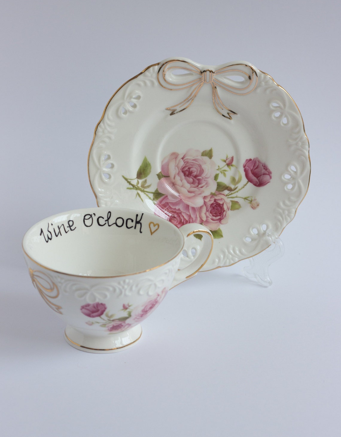 Vulgar tea cups Funny tea cup and saucer Offensive tea cups Etsy