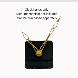 Mirror Acrylic Clock Hands, Replacement DIY Clock Parts Art Supplies image 11