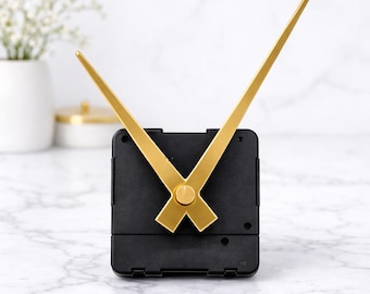 Mirror Acrylic Clock Hands with Silent Mechanism: DIY Clock Repair Kit, Resin Art Supplies