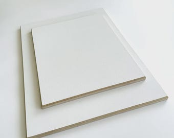 Square Wood Board MDF Base, DIY Resin Art Craft Supplies, Wall Clock Making Board
