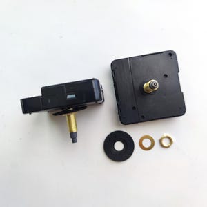 Silent Clock Mechanism Replacement Quartz Movement 31 mm Long Shaft DIY Clock Repair Kit image 9