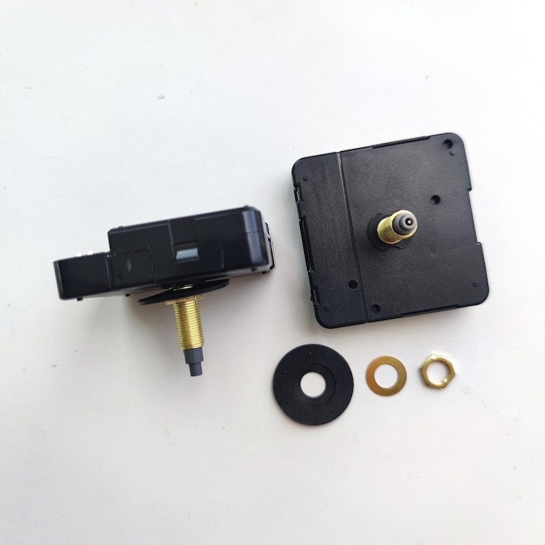 Silent Clock Mechanism Replacement Quartz Movement 31 mm Long Shaft DIY Clock Repair Kit image 9
