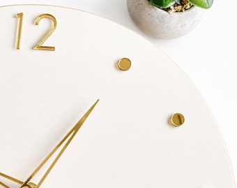 Acrylic Clock Face Dots Kit 12 pcs, Laser Cut DIY Modern Hour Markers, Resin Art Clock Supplies