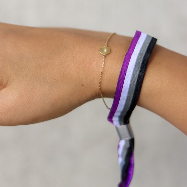 Asexuell Flagge Armband | LGBTQ Pride CSD