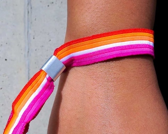 Lesbian Flag Bracelet | LGBTQ Pride CSD