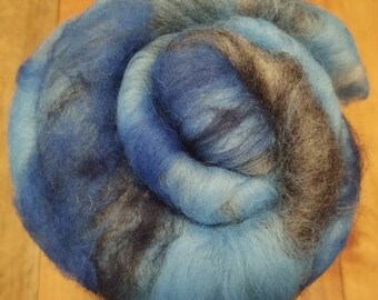 Carded Batt Alpaca, Merino, Corriedale, Shetland, Mohair and Llama. Soft Beautiful Spin Weave Felt Applique. Luscious Fibers OOAK 3.7oz