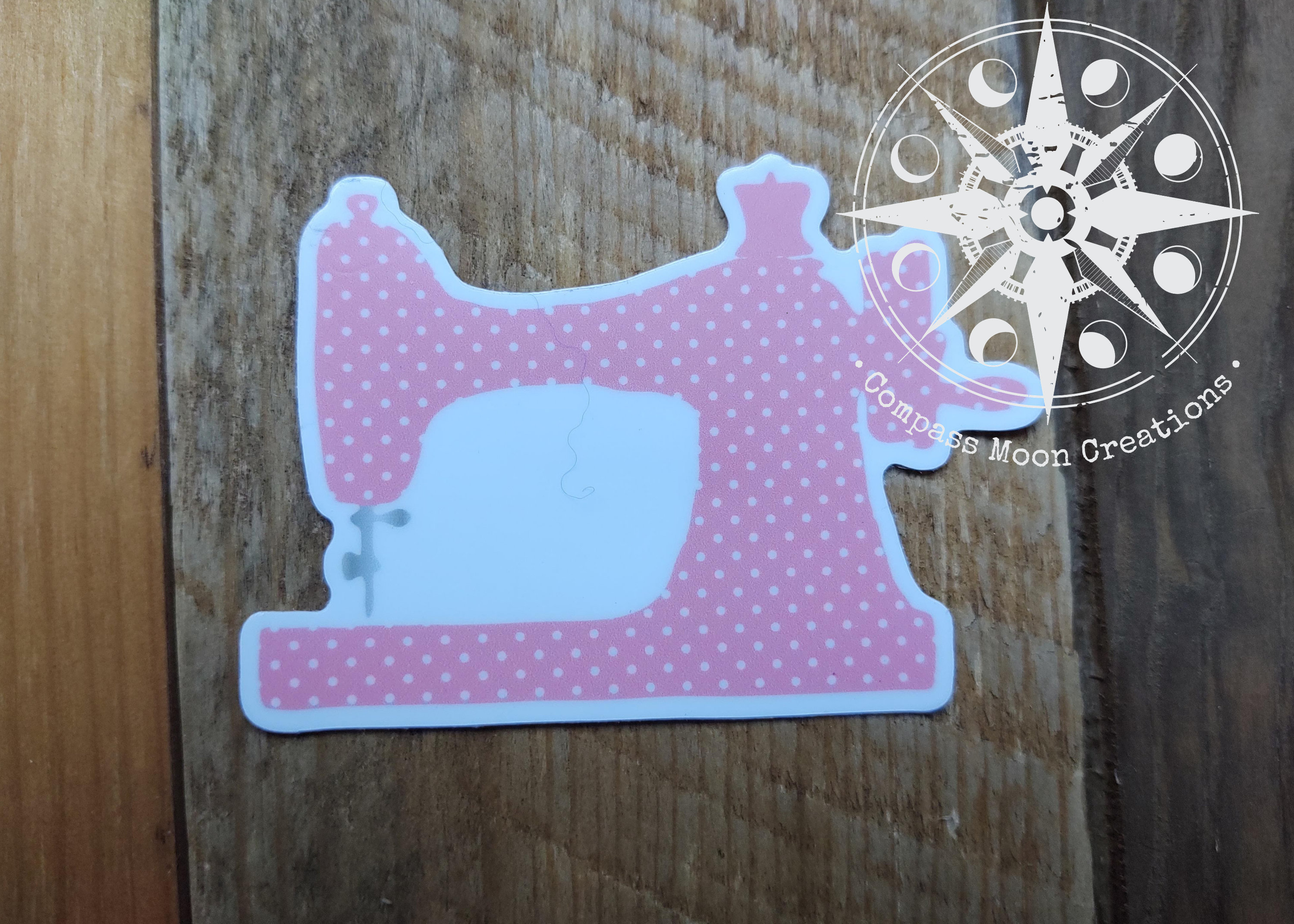 Pink Sewing Machine Vinyl Sticker Outdoor Quality UV Etsy
