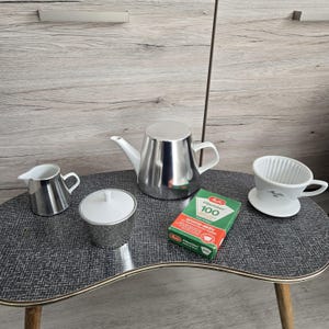 Set da caffè Melitta = Caffettiera = Filtro per caffè = Latte e zucchero