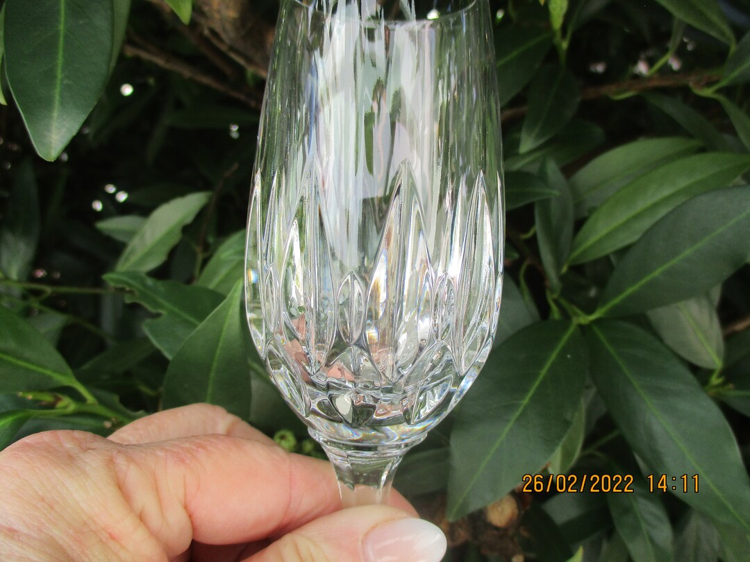 6 Lead Crystal Champagne Glasses Prosecco Glasses Great Etsy