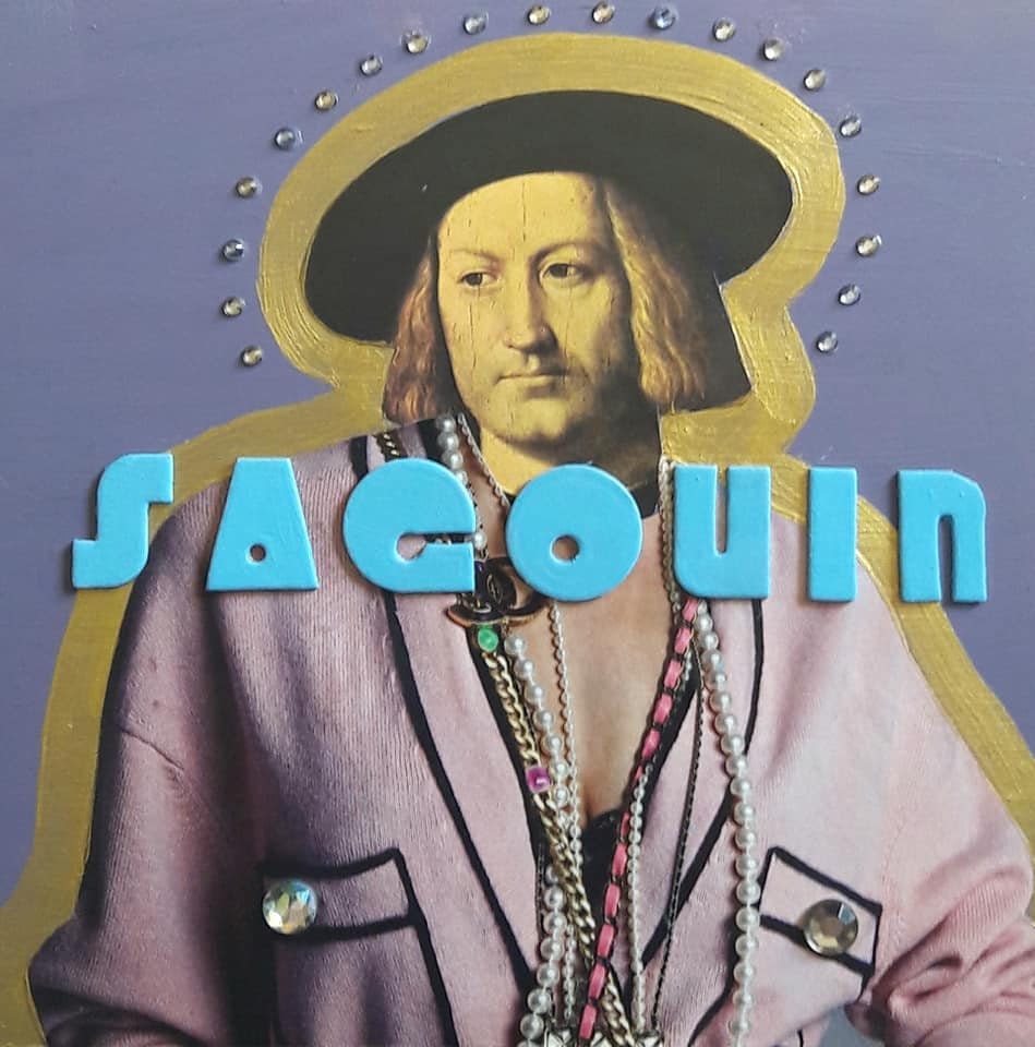 Tableau Décoratif sur Bois Sagouin