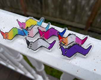 PRIDE WORMS Acrylic Pins