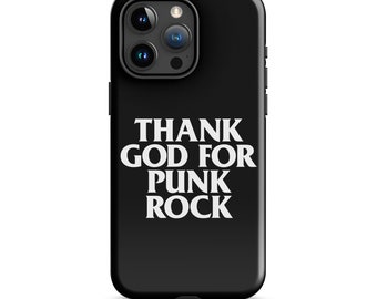 Dieu merci pour le punk rock Coque et skin iPhone