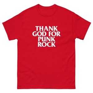 Thank God For Punk Rock Men's classic tee (White Text)