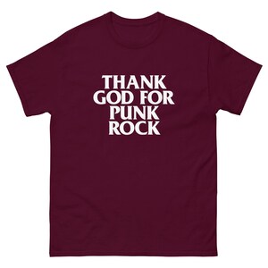 Thank God For Punk Rock Men's classic tee (White Text)