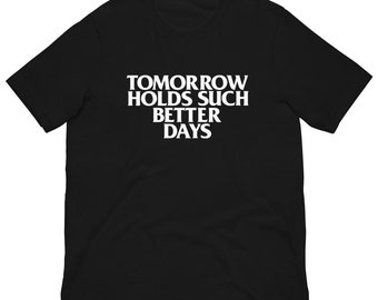 T-shirt graphique blink-182 | La chanson d'Adam | Punk-rock | T-shirt musique | chemise Demain, des jours meilleurs | Cadeau punk unique | Pop-punk