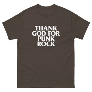 Thank God For Punk Rock Men's classic tee (White Text)