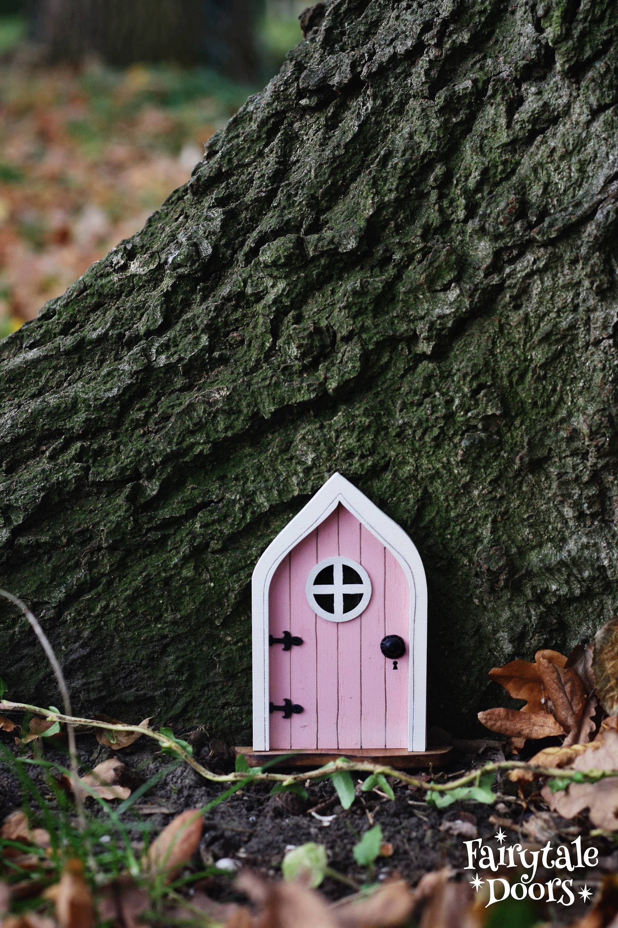 6 Mixed Hollow Decorative Wooden Fairy Tale Doors Fairy Door and Fairy Window for Tree Trunk Miniature Wooden Fairy Gnome Home Window and Door for Trees for Home Office Decor 