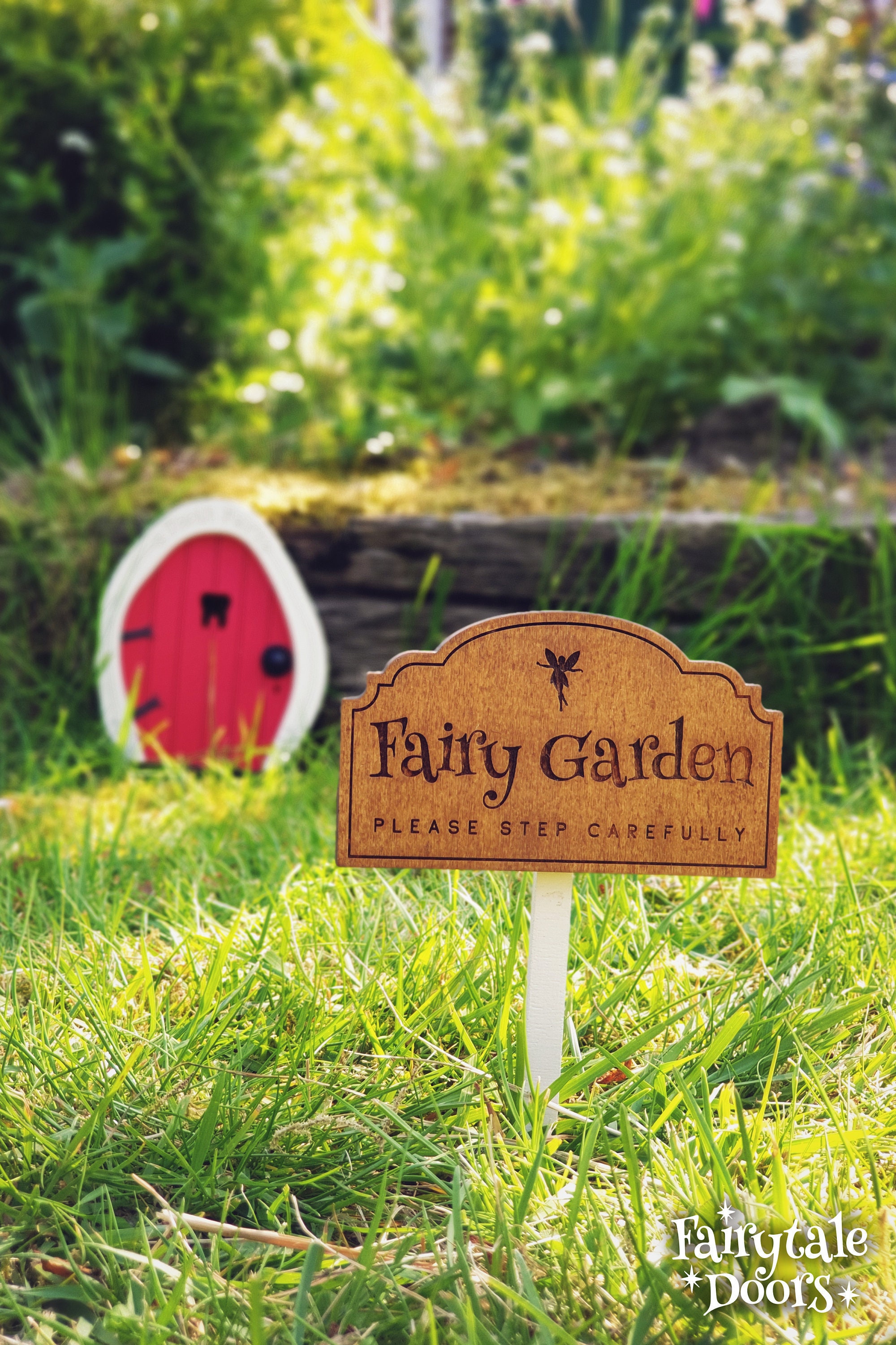 Fairy Garden Sign Fairy Garden Step Carefully