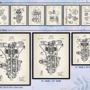 Set of 6 Henry Ford Patent Print. Henry Ford Invention Wall Art ...