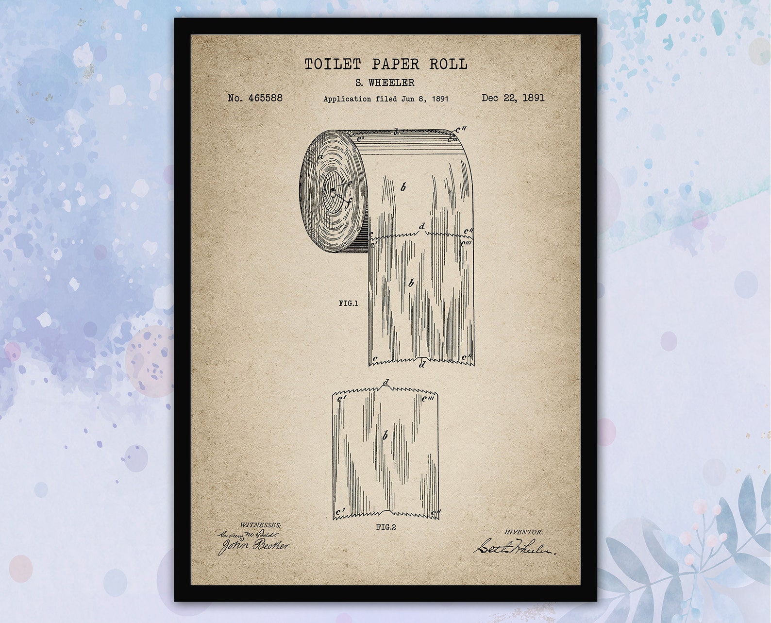 Set of 6 Vintage Bathroom Patent Print. Bathroom Wall Art. - Etsy