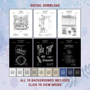 Vintage theateroctrooiafdrukken: toneel- en bioscoopkunst (digitale downloadset van 6)