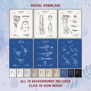 Vintage Lineman Gear Patent Art Prints: Electrical Worker Gift (Digital Download)