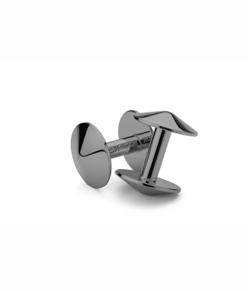 Gunmetal Cufflinks Wedding Cufflinks Groomsmen Cufflinks