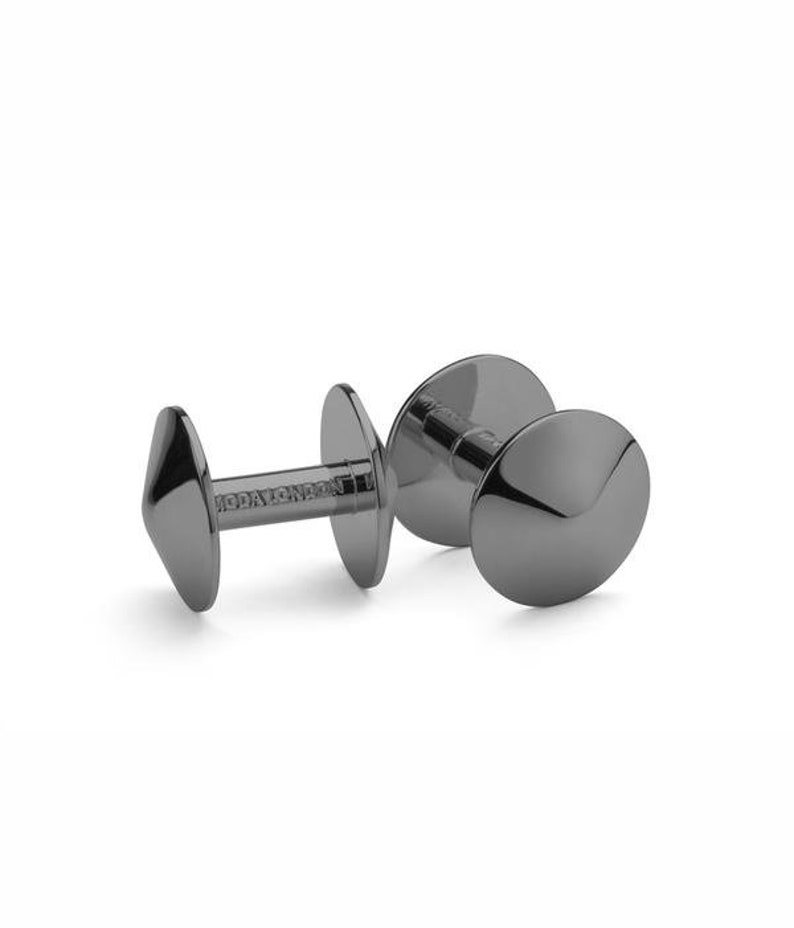 Gunmetal Cufflinks Wedding Cufflinks Groomsmen Cufflinks