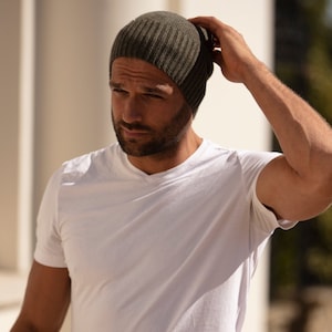 Bonnet léger en cachemire pour homme