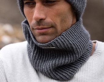 Men’s cashmere snood