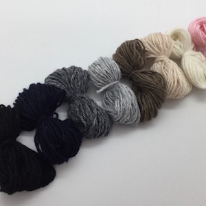 Reines Kaschmir Garn Stopfgarn in verschiedenen gängigen Farben von schwarz bis pink garn, Kaschmirgarn Stopfgarn, Kaschmir Reparatur