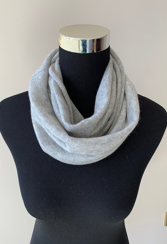 Cashmere Snood, Lightweight Pure Cashmere Cowl, Snood, Neck Warmer