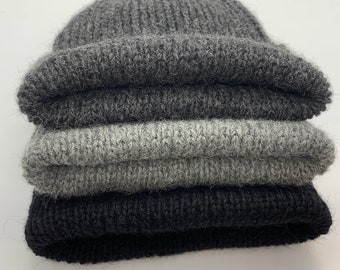 Cappello beanie in cashmere alpaca da uomo - cappello beanie lavorato a maglia dalla vestibilità standard, cappello in cashmere, berretto in cashmere da uomo, berretto in alpaca, berretto in alpaca da uomo