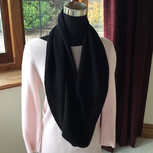 Cashmere snood, lightweight pure cashmere cowl,  snood, neck warmer