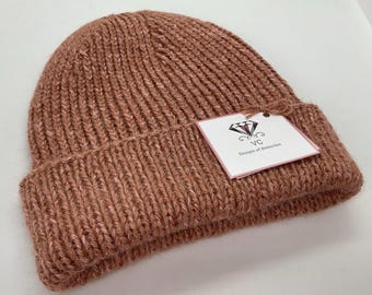 Unisex alpaca cashmere beanie hat - beanie, knitted beanie hat, cashmere hat, mens cashmere beanie, alpaca beanie, mens alpaca beanie