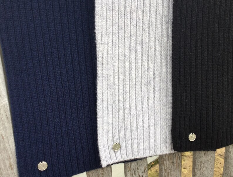 Mens Cashmere Scarf, Luxury Ribbed Cashmere Scarf Etsy