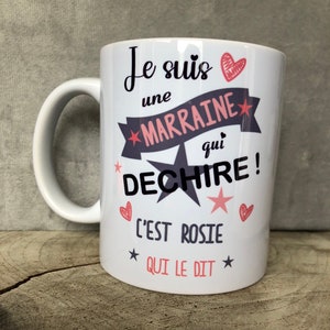 Mug custom godmother who tears