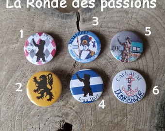 BADGES personnalisés thème carnaval