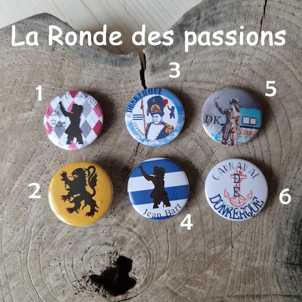 BADGES personnalisés thème carnaval