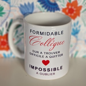 MUG personnalisé formidable collègue